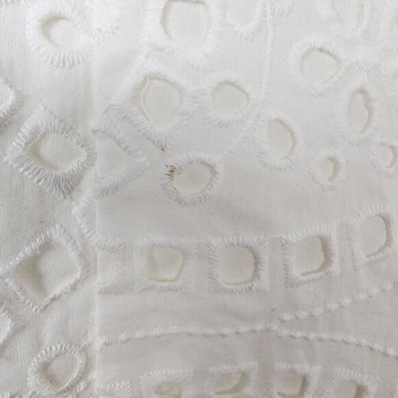 Yumi Kim Off the Shoulder Mermaid Silhouette Eyelet Maxi Dress Small - Picture 16 of 16